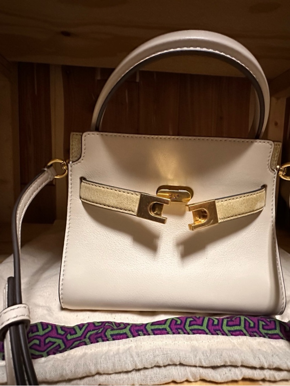 TORY BURCH PETITE LEE RADZIWILL DOUBLE BAG - Picture 5 of 8